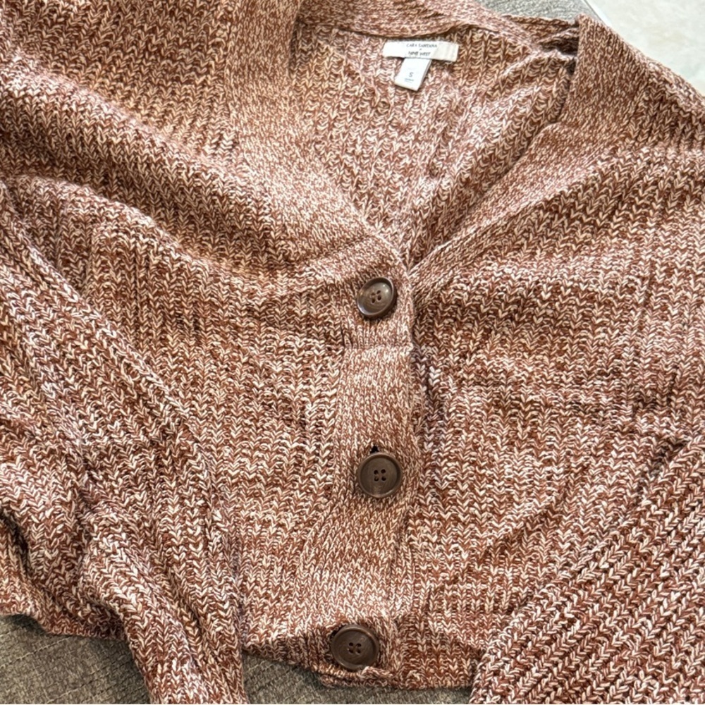 Nine West Tan Knit Cardigan - Picture 3 of 4